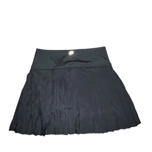 Fabletics Black Pleated Mini Skirt Women’s Medium - Picture 2 of 4
